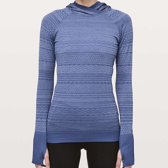 Lululemon Blue Rest Less Hoodie Size S - Picture 2 of 6